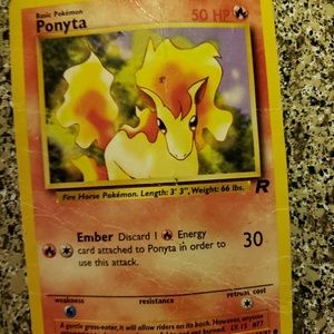 Ponyta pokemon card